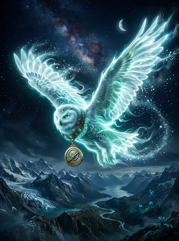 Orion the spectral snow owl